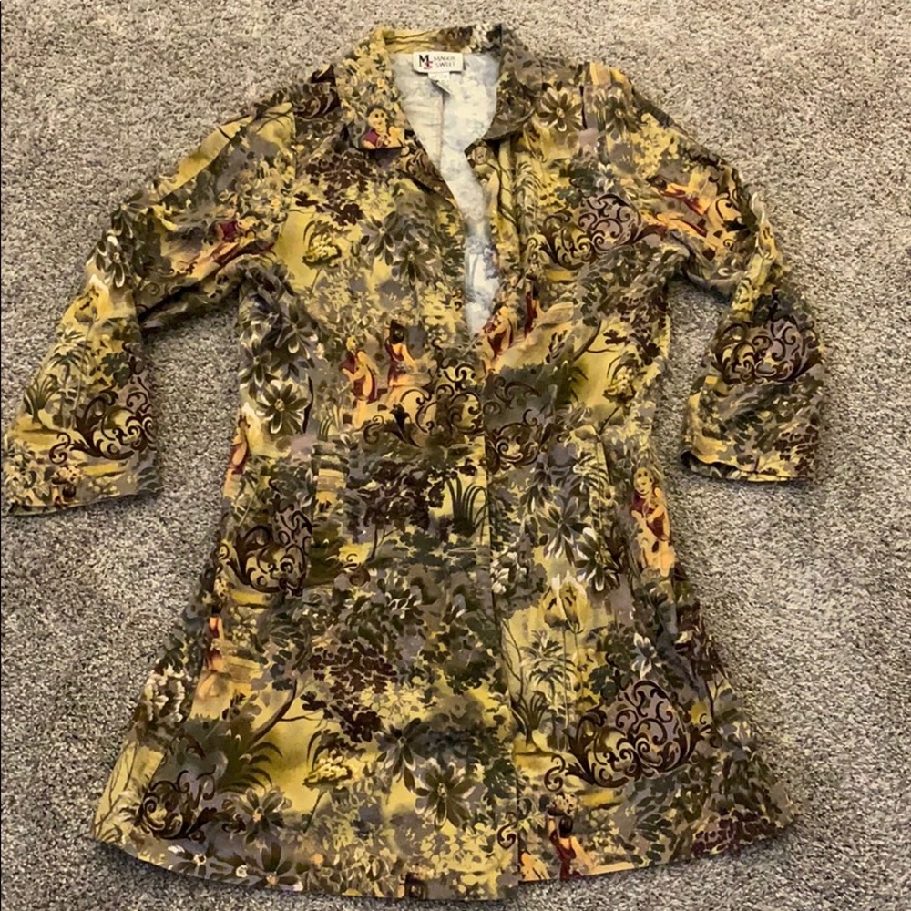 Vintage Corduroy Shirt-Dress